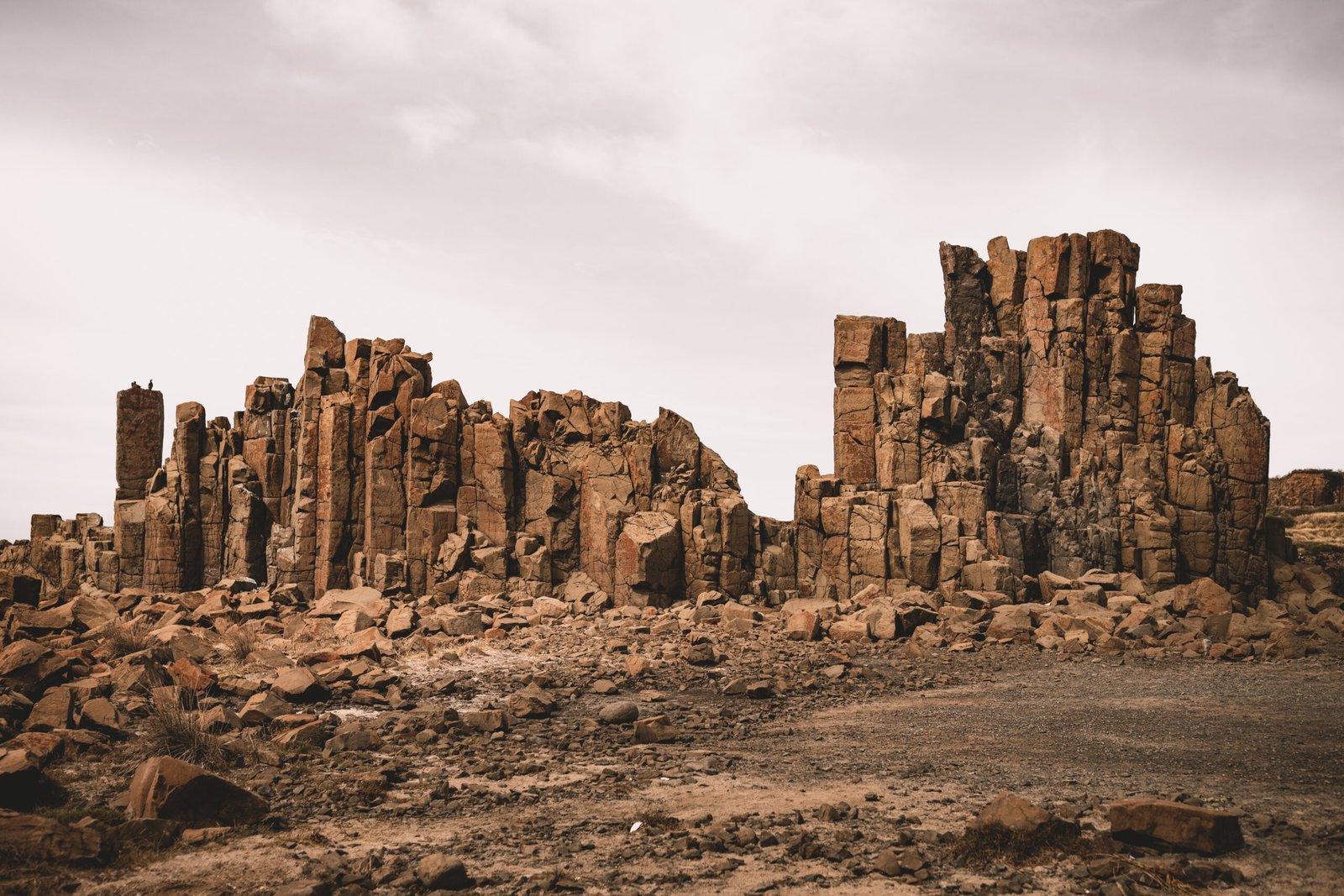 Scenic view of Bombo Headland Quarry in Australia